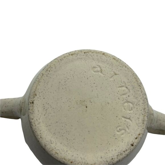 Sugar Bowl Retro Chic Arner’s White Blue Ceramic Sweet Little Kitchen Art Decor - Picture 5 of 15